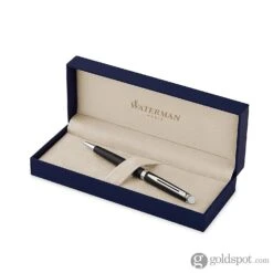 Waterman Hemisphere Ballpoint Pen In Matte Black With Chrome Trim -Pen & Paper Store waterman hemisphere ballpoint pen in matte black with chrome trim 819