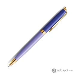 Waterman Hemisphere Colour Blocking Ballpoint Pen In Metal And Purple Lacquer With Gold Trim -Pen & Paper Store waterman hemisphere colour blocking ballpoint pen in metal and purple lacquer with gold trim 166