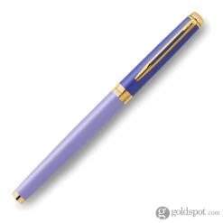 Waterman Hemisphere Colour Blocking Rollerball Pen In Metal And Purple Lacquer With Gold Trim -Pen & Paper Store waterman hemisphere colour blocking rollerball pen in metal and purple lacquer with gold trim 939