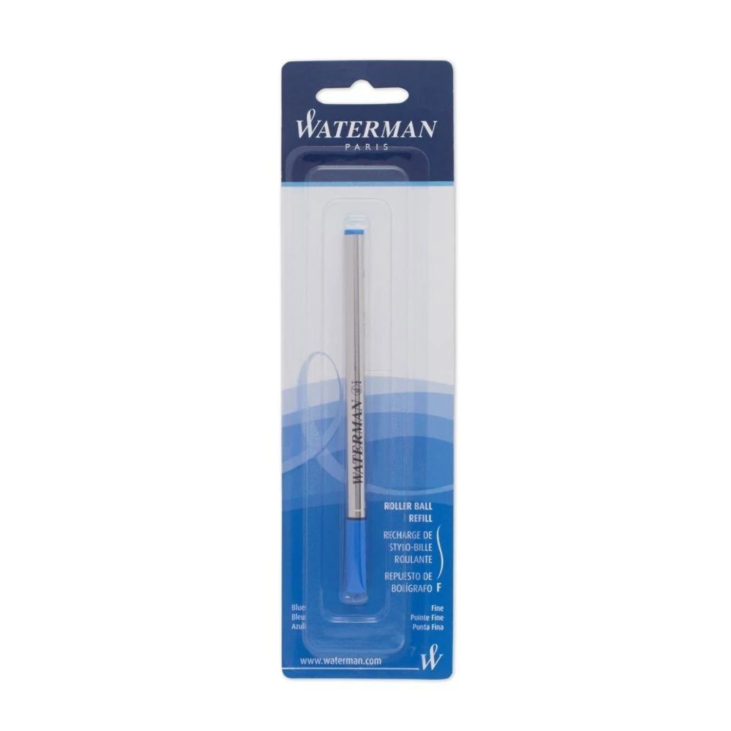 Waterman Rollerball Refill In Blue - Fine Point 1 Waterman Rollerball Refill In Blue - Fine Point