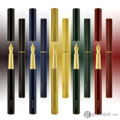 Ystudio Classic Revolve Fountain Pen In Blue -Pen & Paper Store ystudio classic revolve fountain pen in blue 237